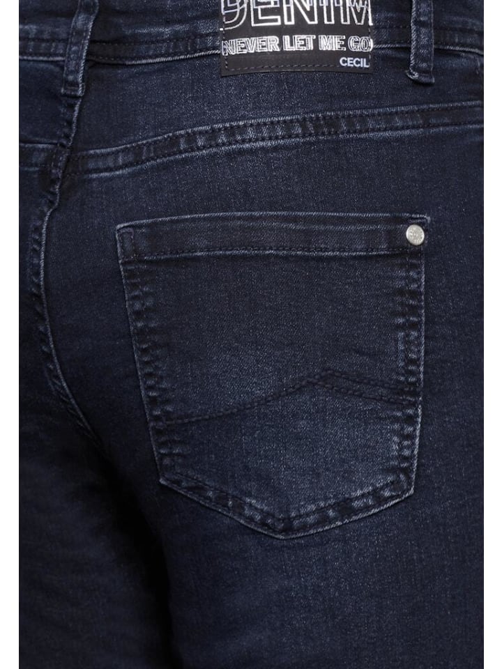 Cecil Jeans in blue black used wash günstig kaufen
