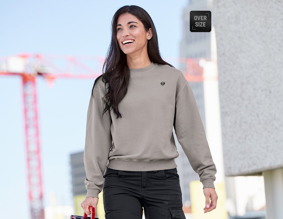 Oversize Sweatshirt e.s.motion ten, Damen