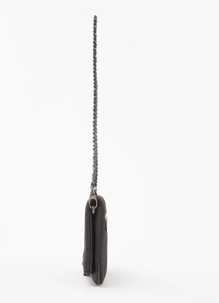 Zadig&Voltaire Soft Savage Rock -teksturoitu nahkainen clutch-laukku