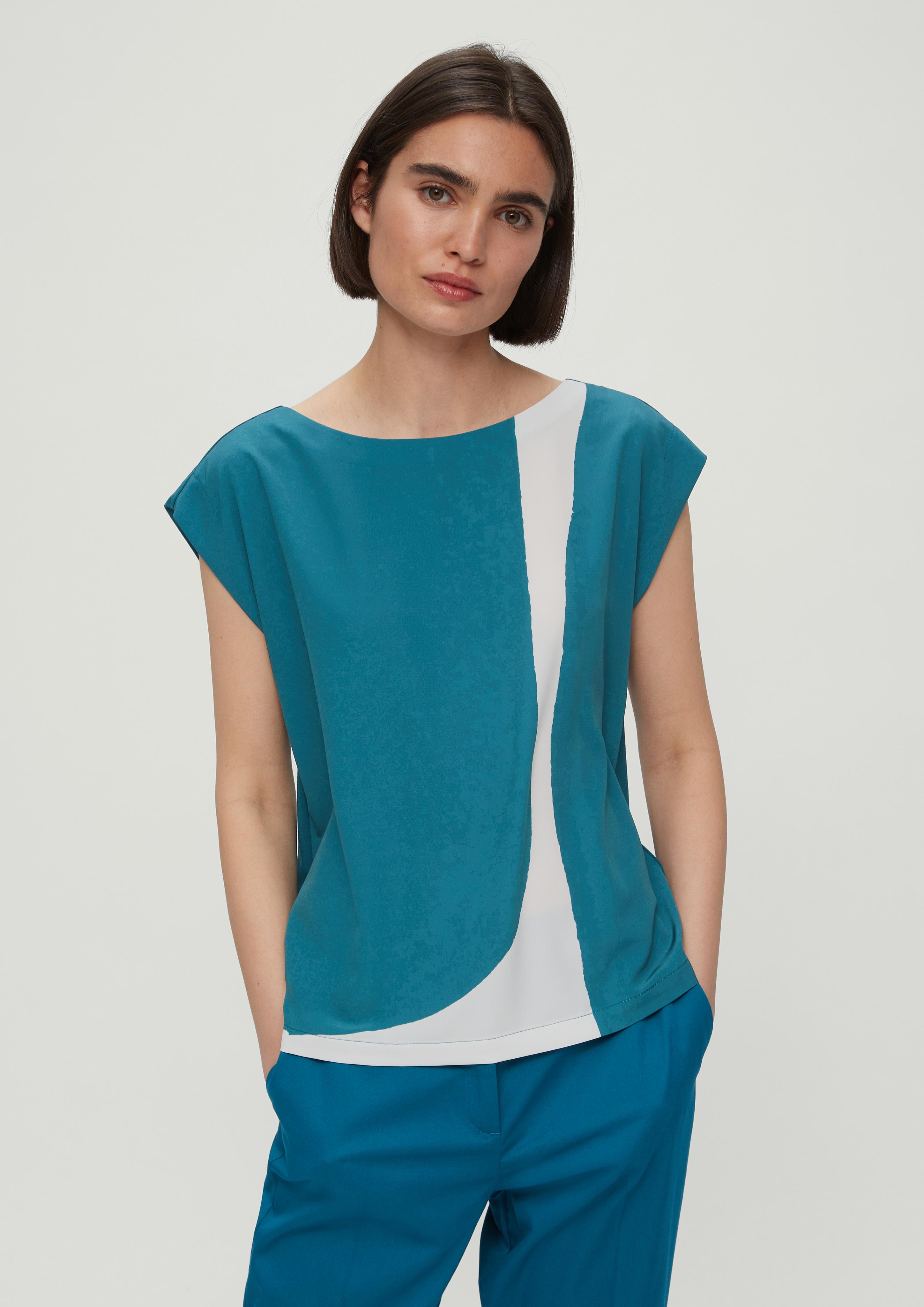 Blusenshirt im Fabricmix  2131682-67D2