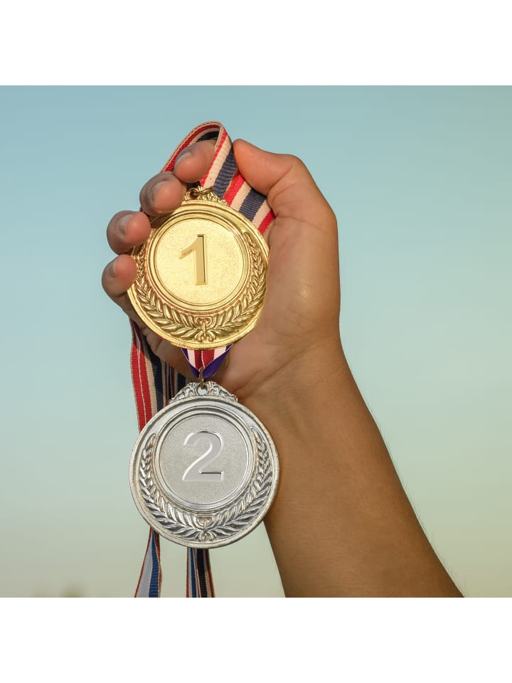 relaxdays 12 x Medaille 