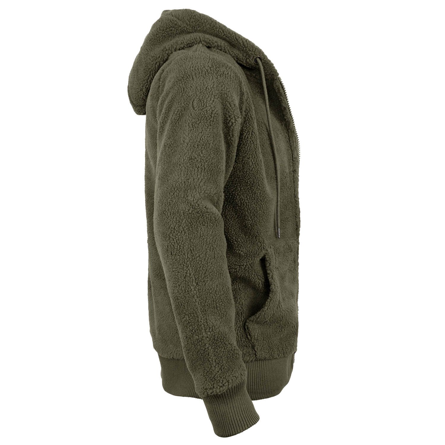 Teddyfleece Jacke mit Kapuze