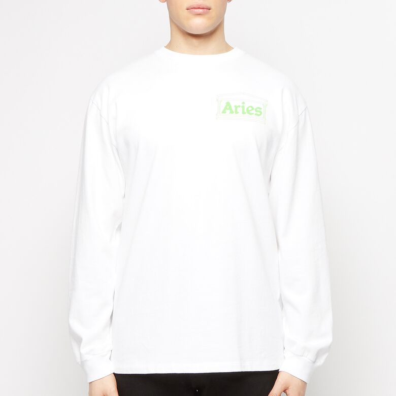 Aries Temple LS Tee white