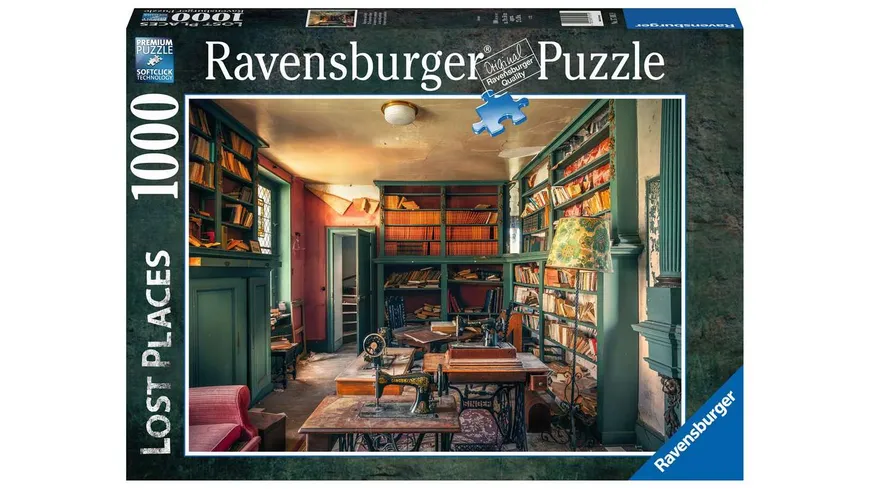 Ravensburger Puzzle - Mysterious castle library - Lost Places 1000 Teile