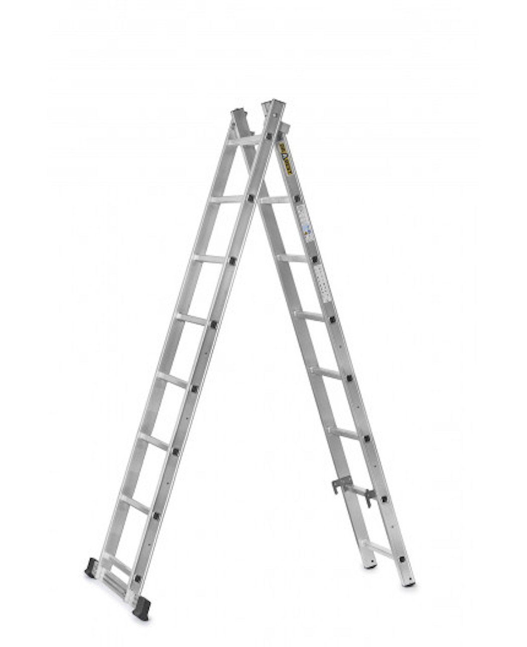 TRIZERATOP Klappgerüst Mehrzweckleiter + Gerüst 150x46cm 2x8 Sprossen PRO
