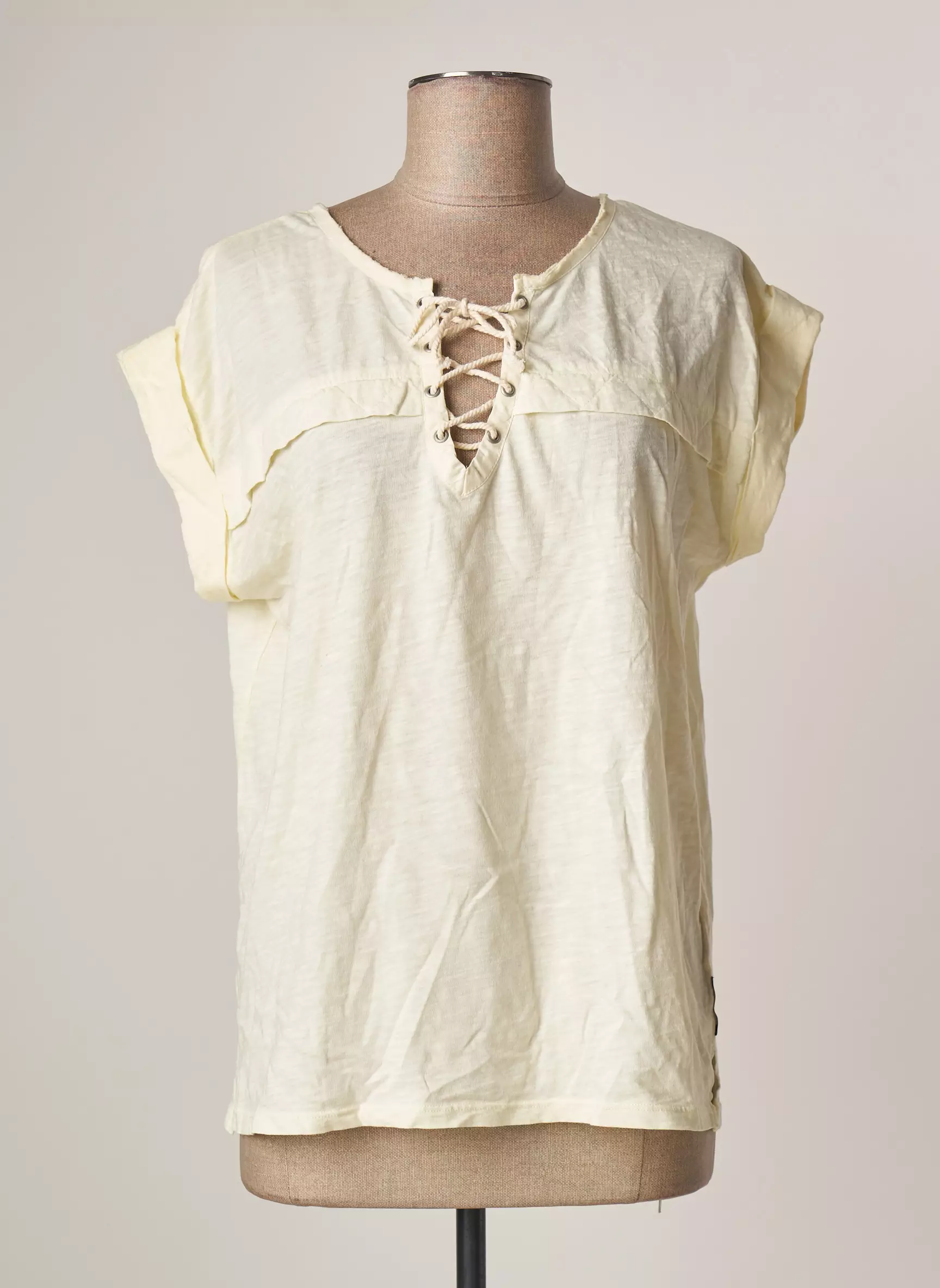 Scotch Soda Tshirts Femme couleur jaune