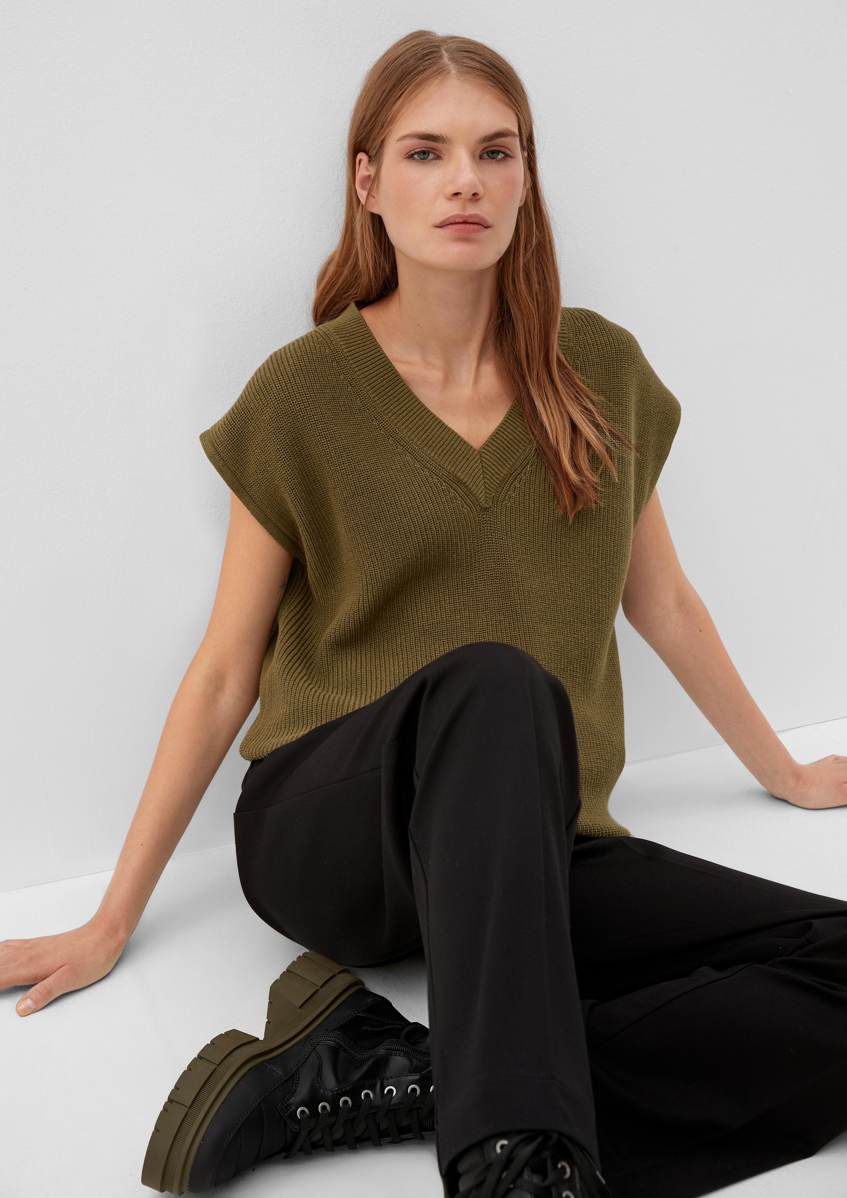 Strickpullunder mit V-Ausschnitt  2120694-7946