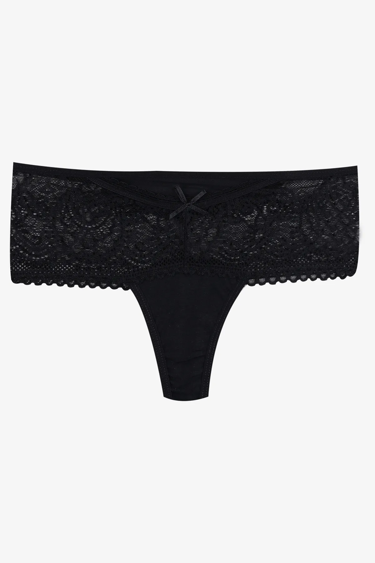 koza iç giyim  3-teiliger Tanga mit Spitzendetail für Damen