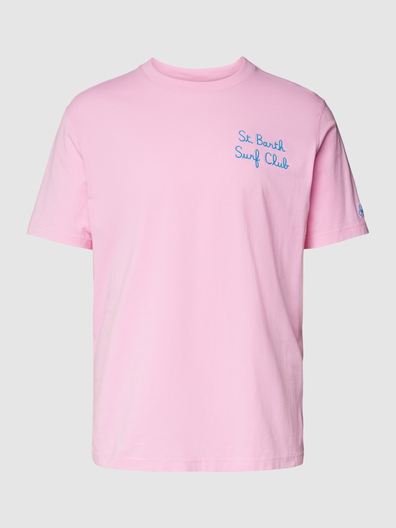 T-Shirt aus reiner Baumwolle in rosa