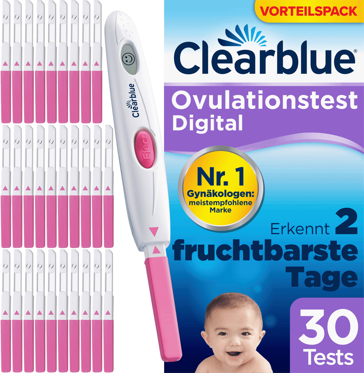 Ovulationstest Digital 30 Tests, 30 St