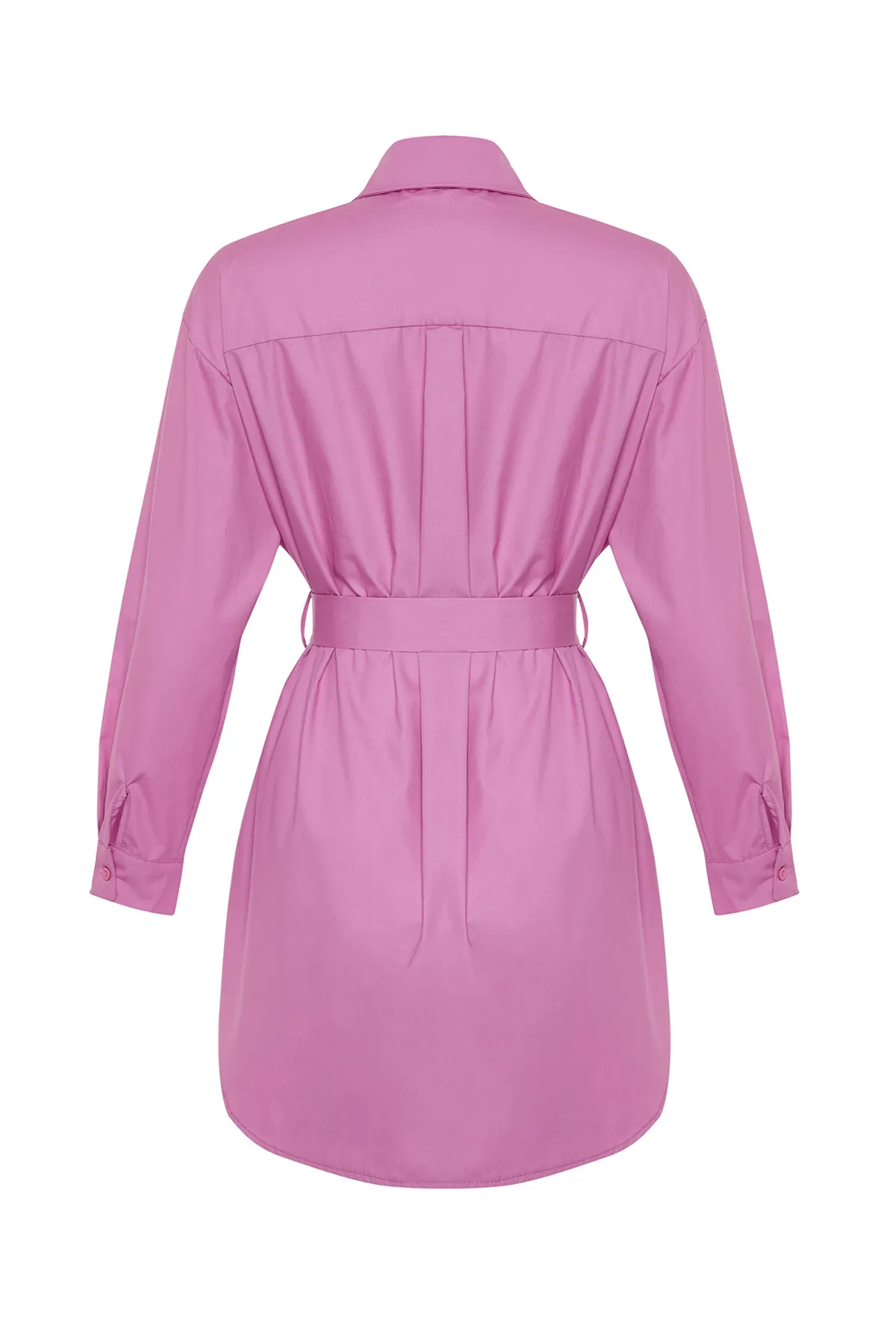 Trendyol Collection  Fuchsia gewebtes Minikleid TWOSS24EL00339