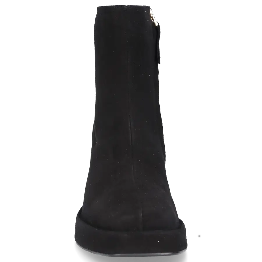 EN AVANT - Klassische Stiefeletten 3023 Veloursleder - schwarz