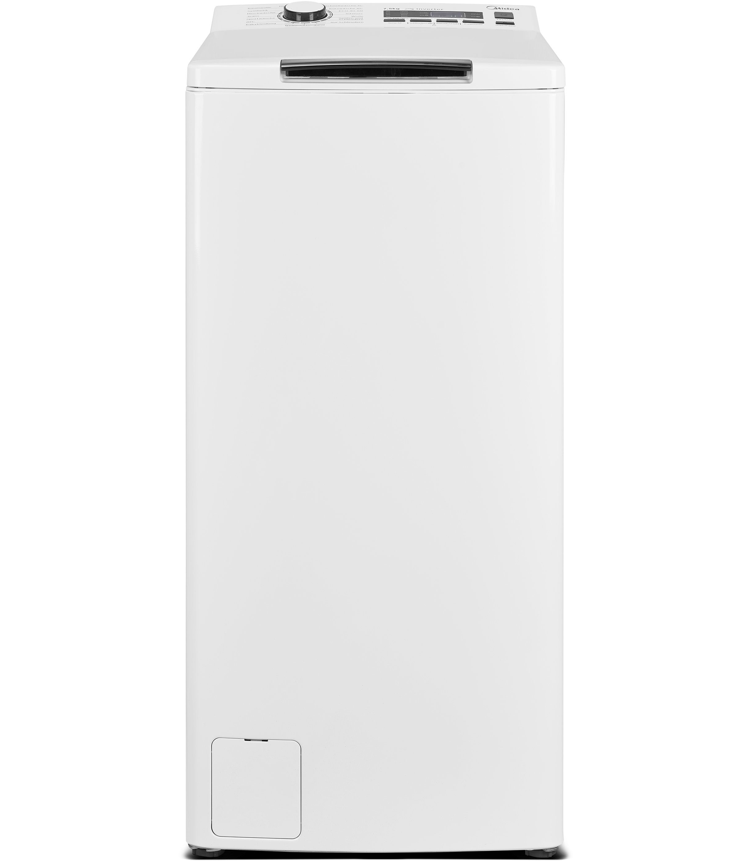 Midea Waschmaschine Toplader Serie 5 TW 5.72i diN, 7,5 kg, 1200 U/min, Soft Opener, XL Door, Trommelreinigung, AquaStop, Mein Programm