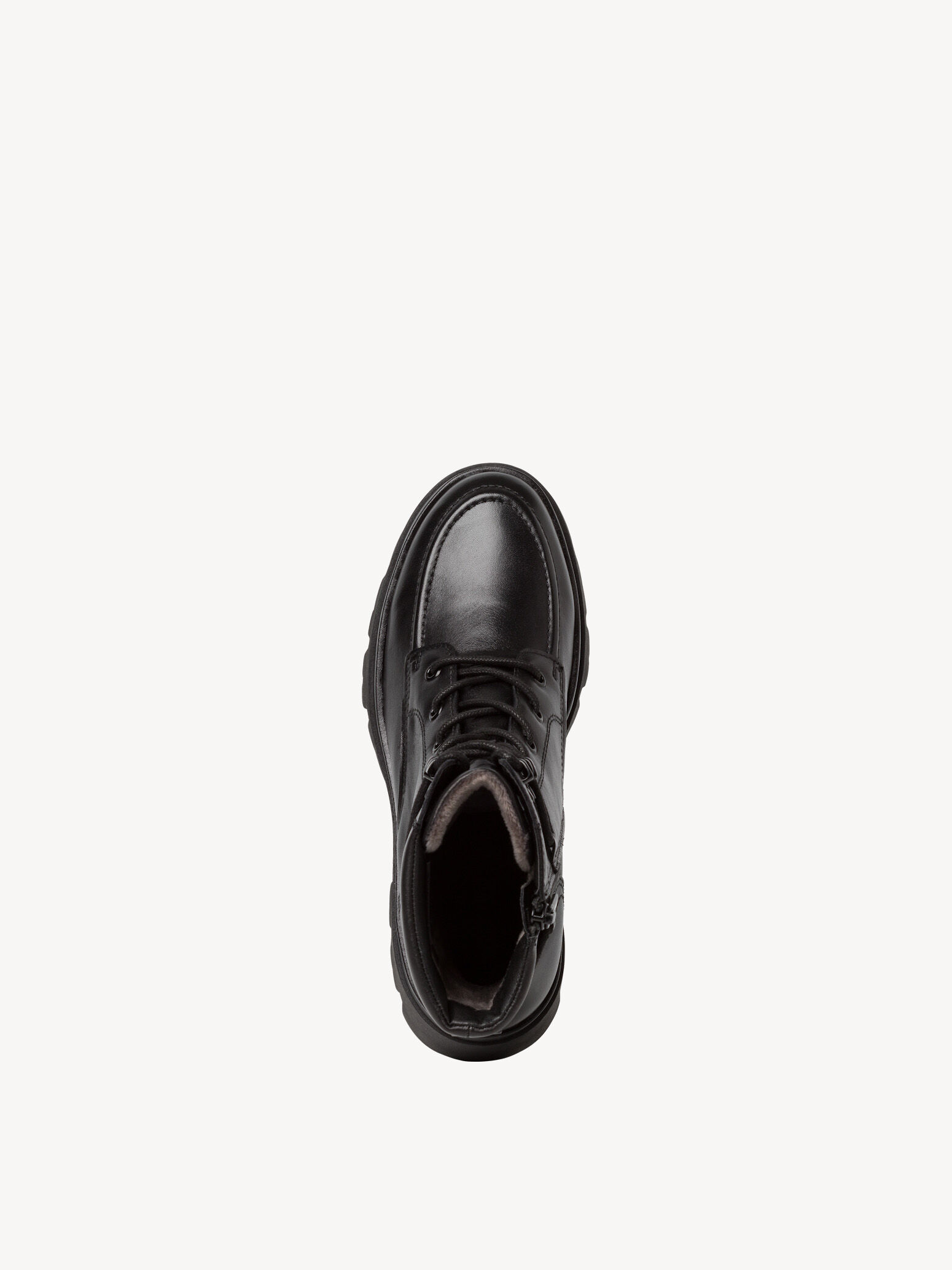Bottine en cuir - noir