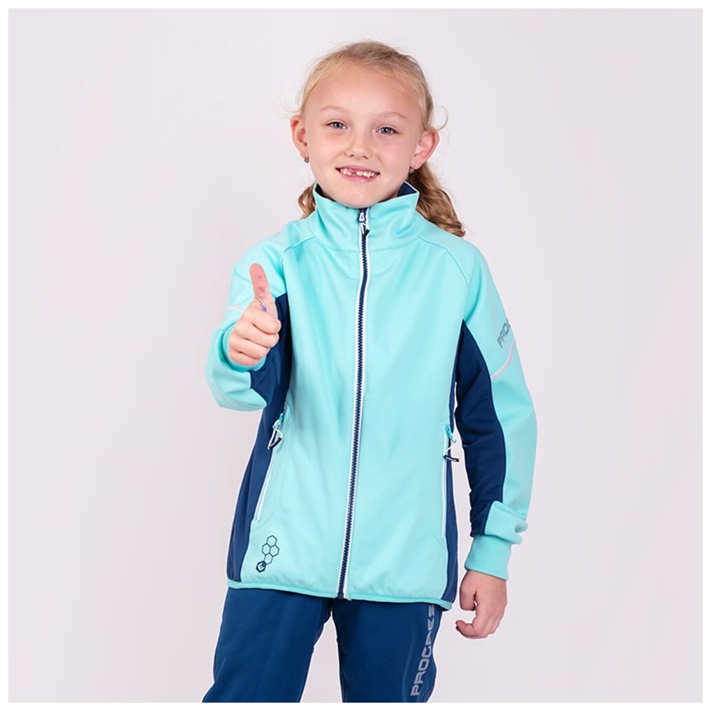 Progress Coolio JKT Kinder-Softshelljacke mint