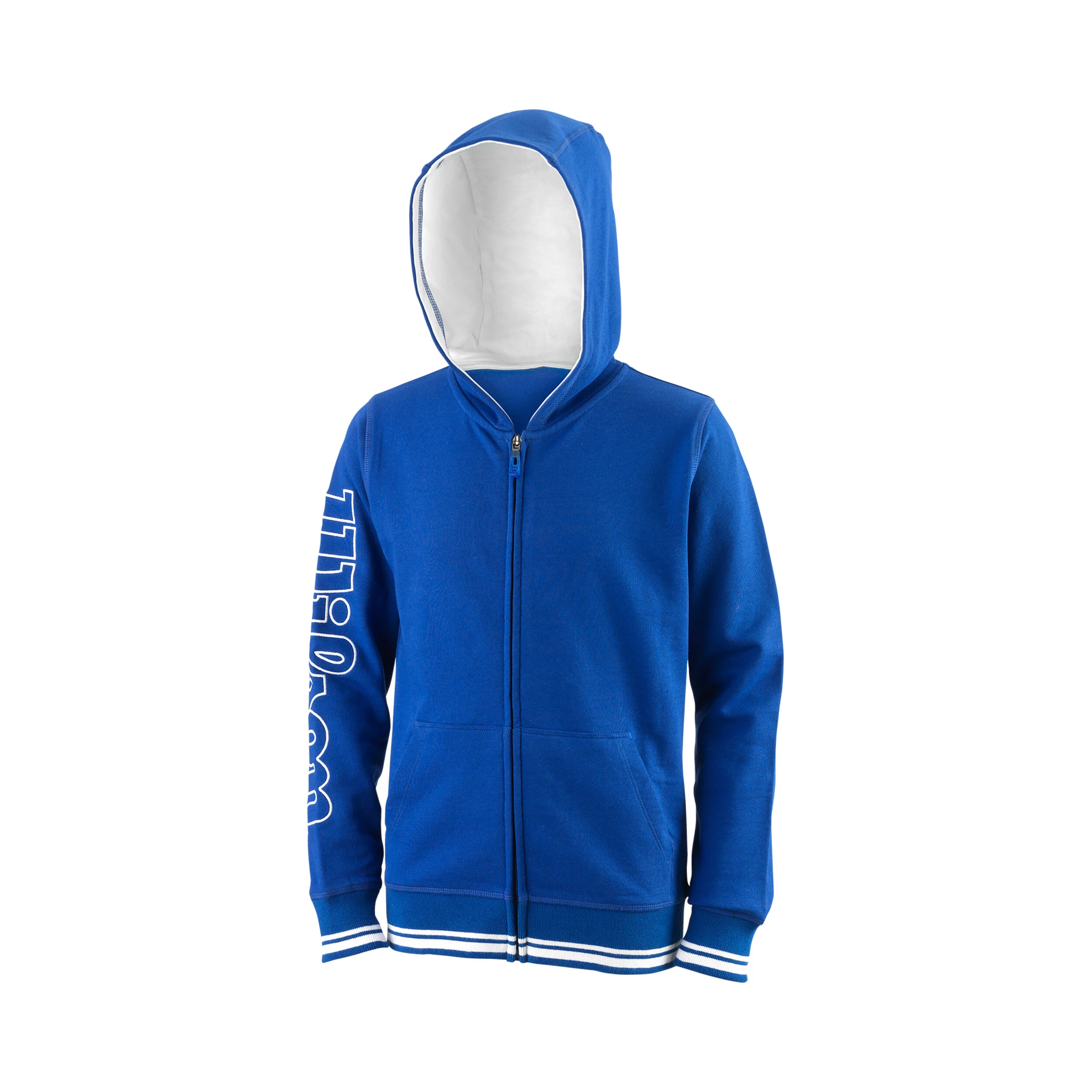 Team Sweatjacke Jungen - Blau, Weiß