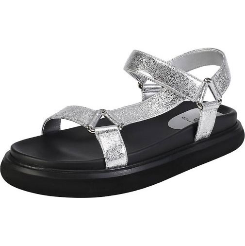 ekonika Sandalen mit glänzenden Riemen