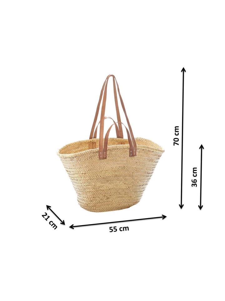 kobolo Einkaufstasche NATPALMBAG in Braun günstig kaufen onesize