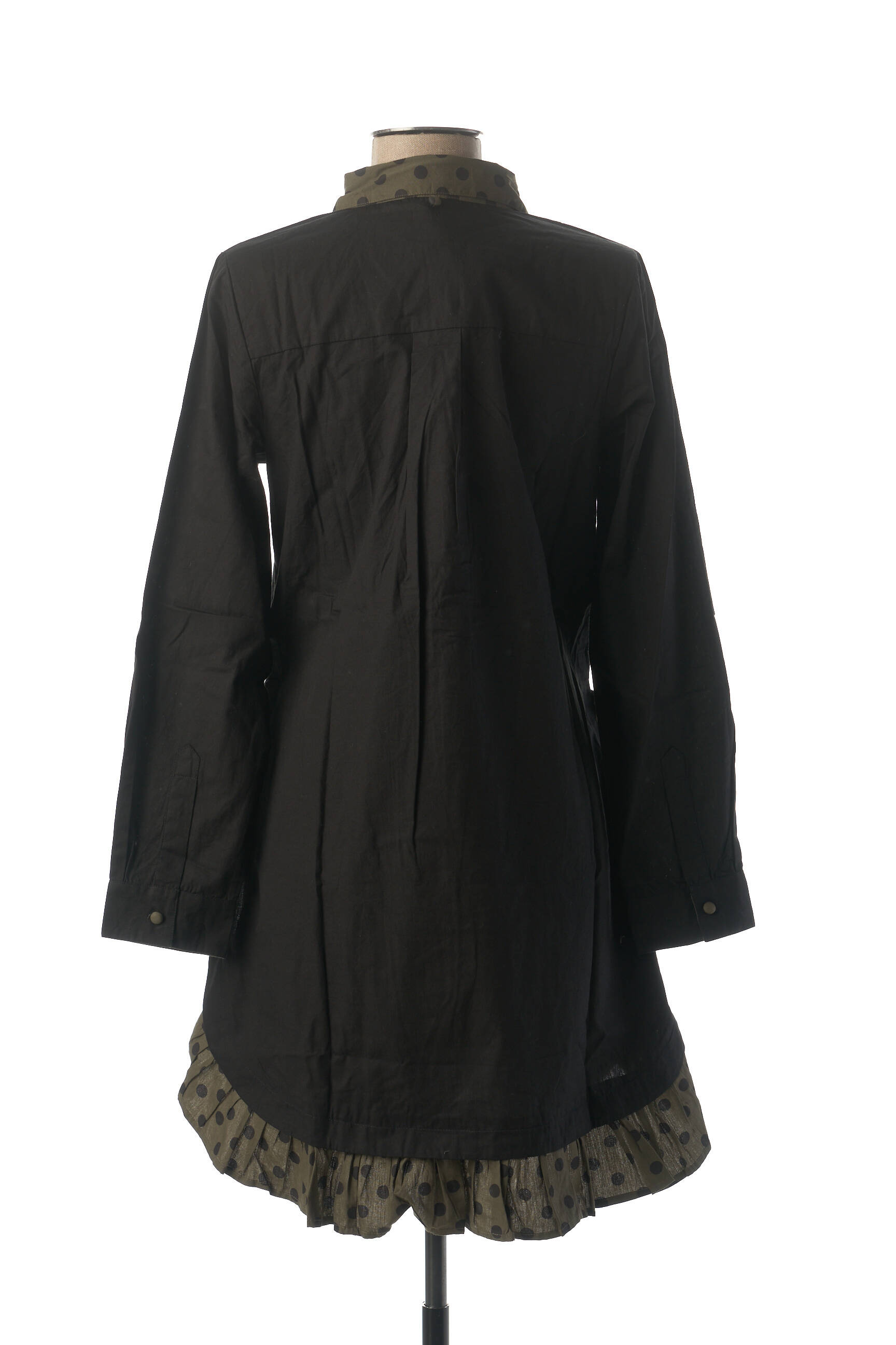 Rhum Raisin Tuniquemanchelongue Femme couleur vert