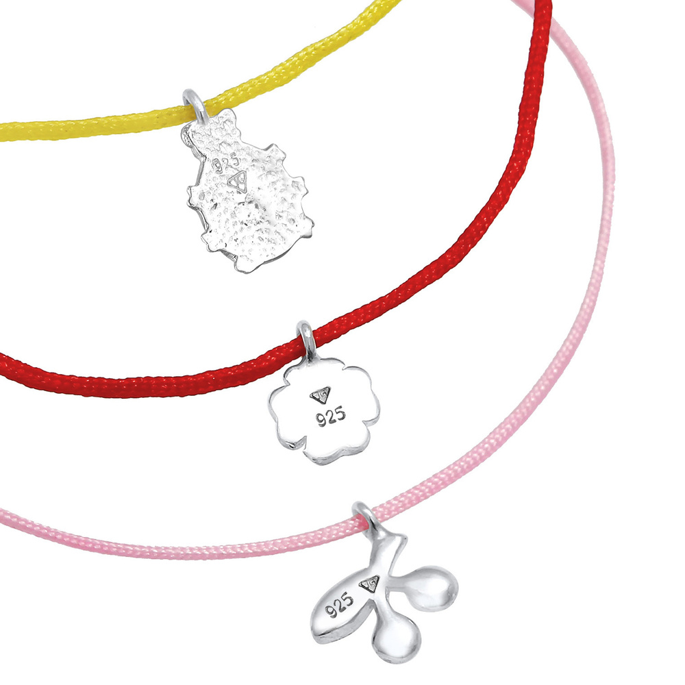 Elli Elli Bracelet Ensemble pour enfants coccinelle Clover Leaf Cherry Set Cute Colorf Bracelet