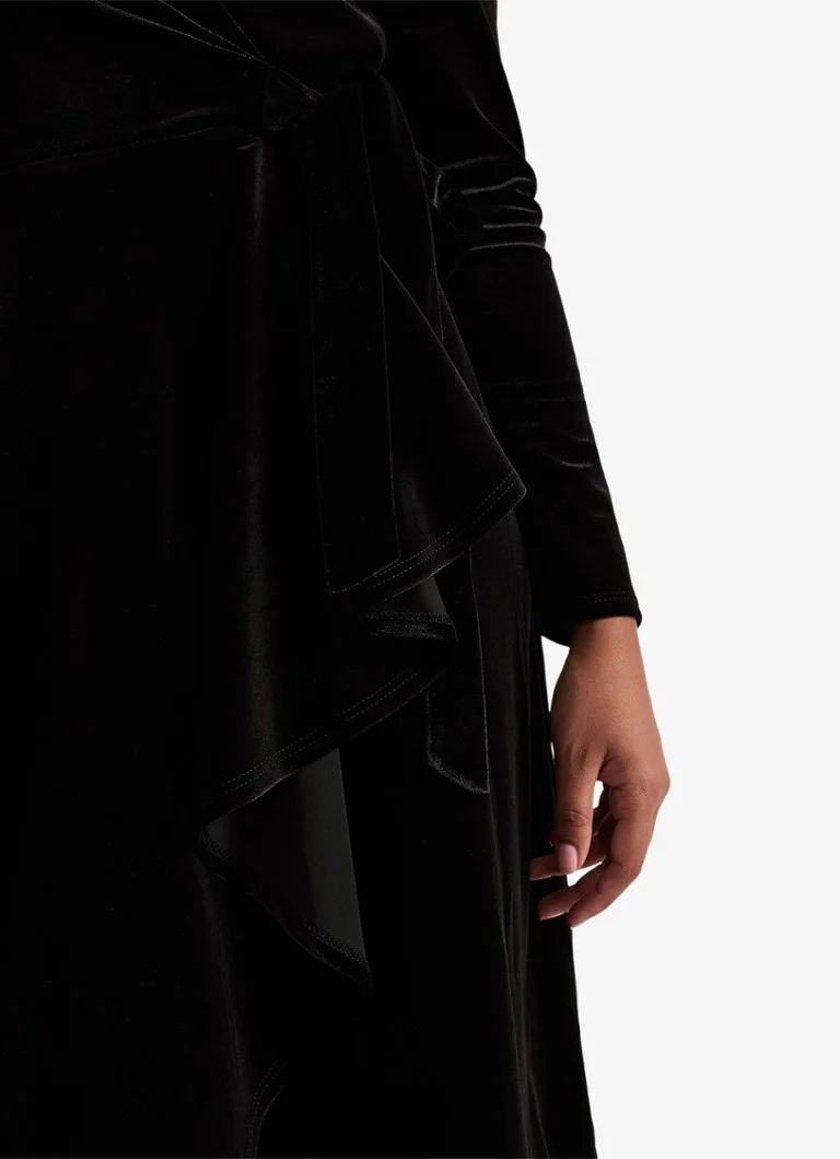 Phase Eight Petite Julia midi bársony ruha