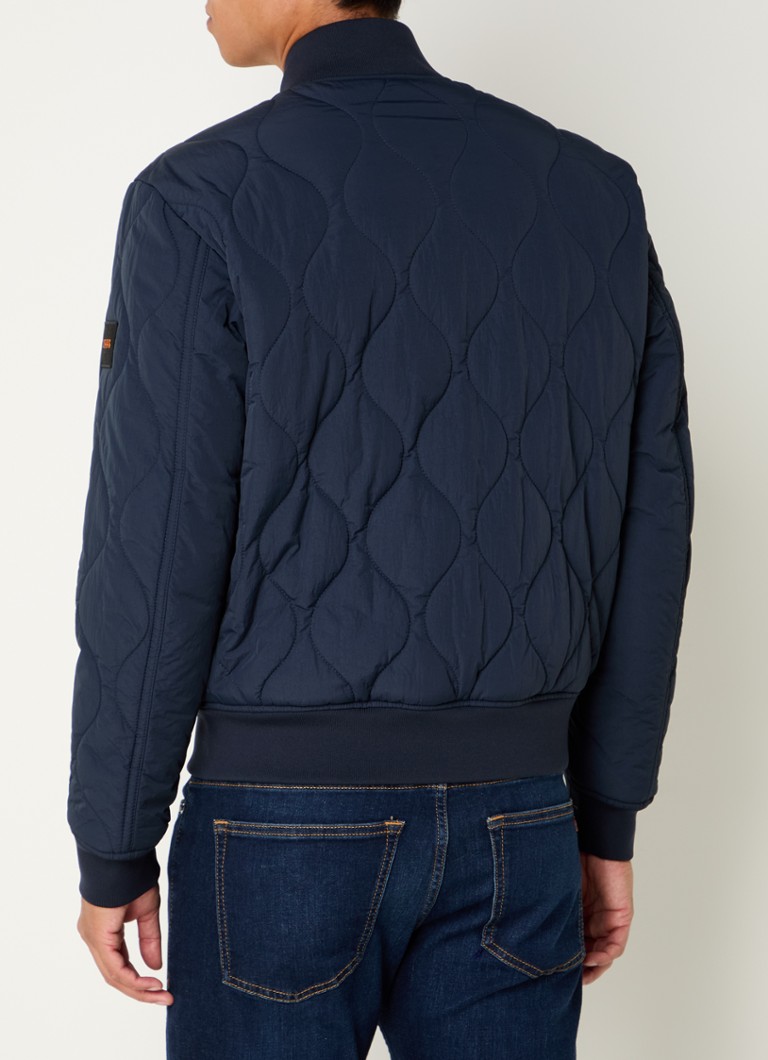 Giacca trapuntata HUGO BOSS Ostrong con logo