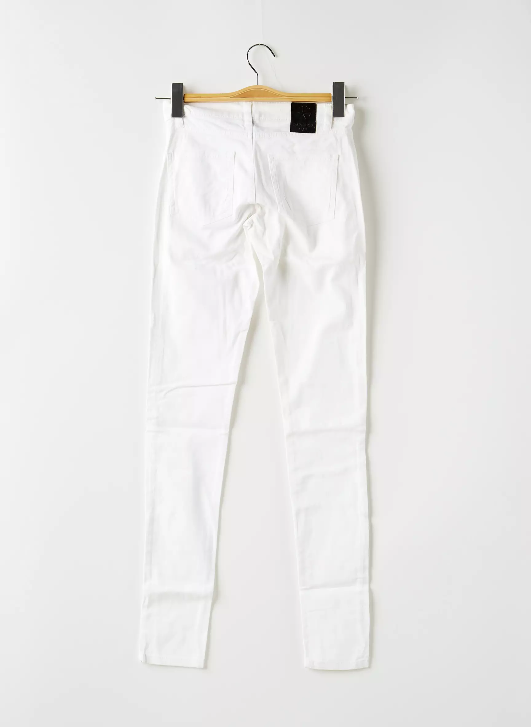 Papfar S Pige Pantalons Slim Femme couleur blanc