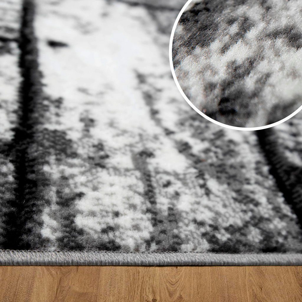 Teppich Sierning, Home affaire, rechteckig, Höhe: 8 mm, softer Flor, Kurzflor, modernes Design, in Holz-Optik