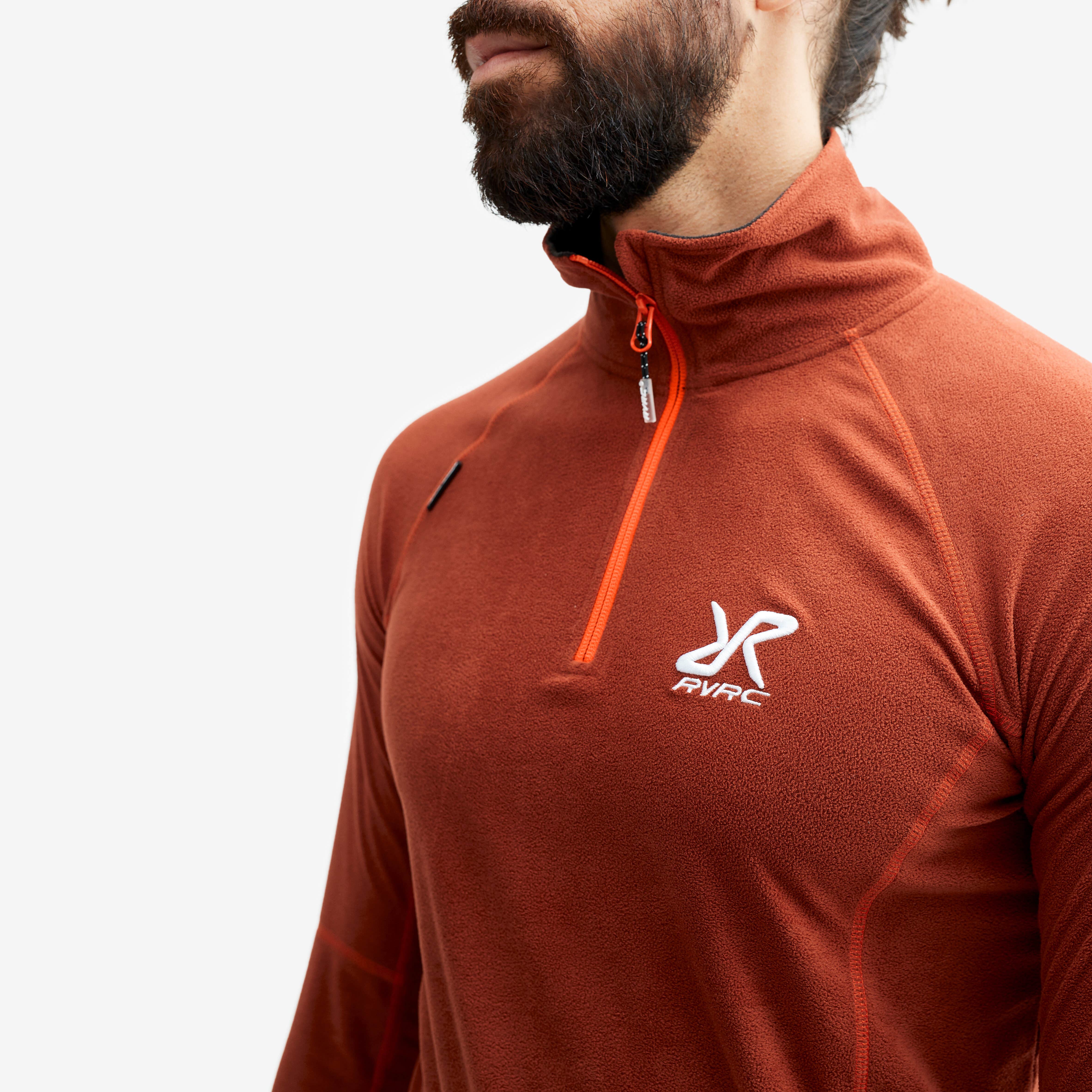 Trekker Fleece Homme Rusty Orange