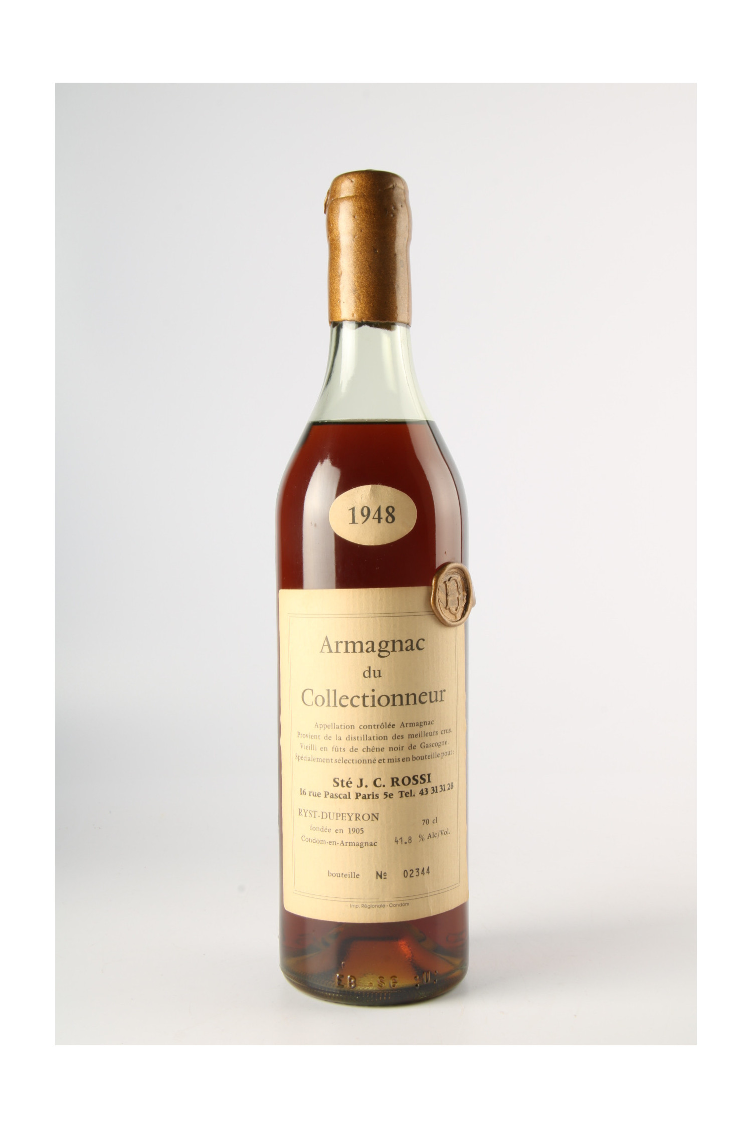 Dupeyron Armagnac Du Collectionneur 1948, Armagnac