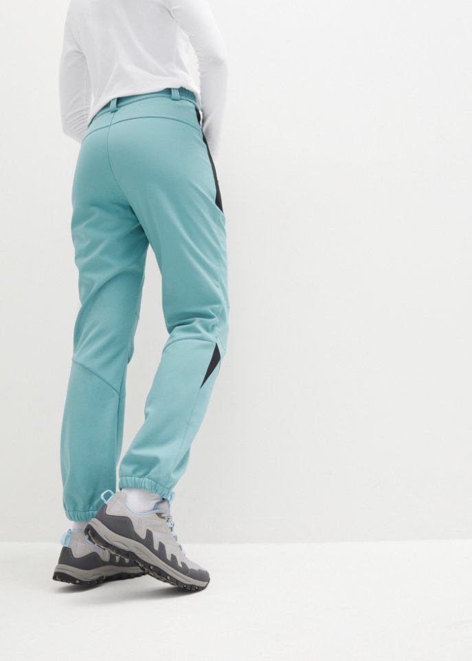 Wasserabweisende Softshell-Hose, gerade geschnitten