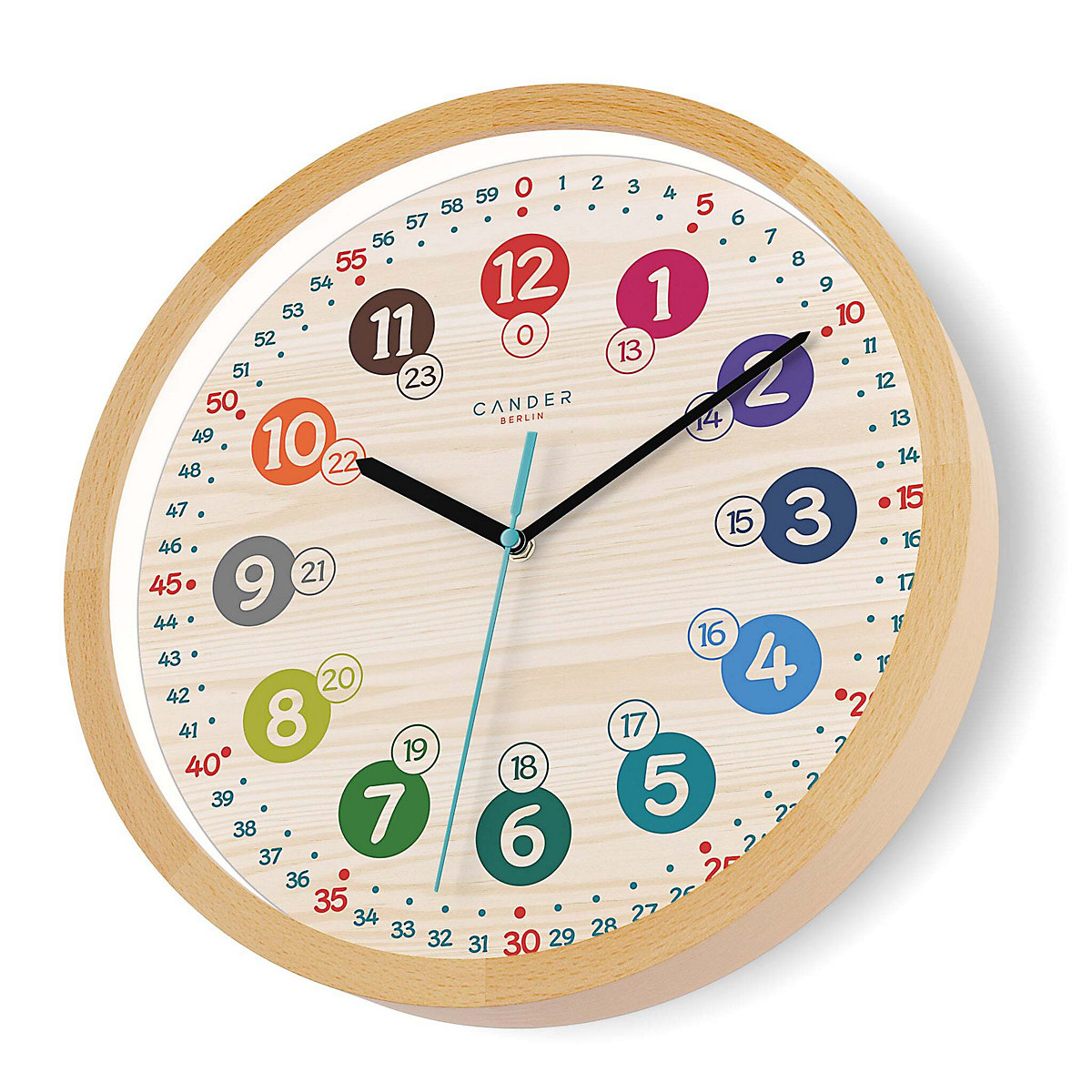 Lautlose Wanduhr