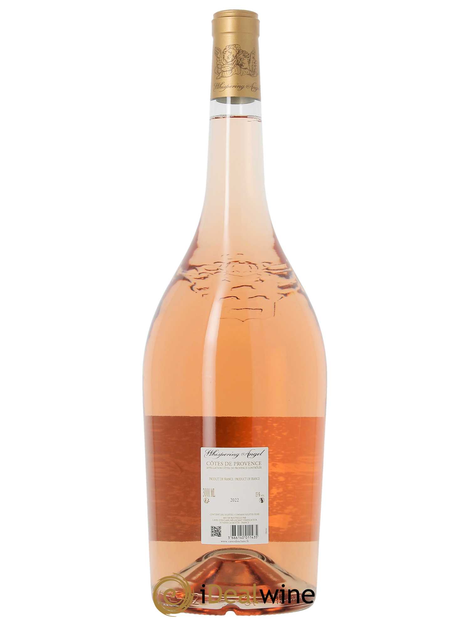 Côtes de Provence Whispering Angel Château d'Esclans  2022 - Lot de 1 Double-magnum