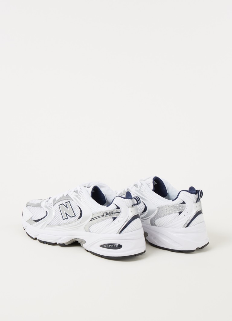 New Balance 530 kedas ar sietiņa detaļām un metālisku apdari — MR530SG