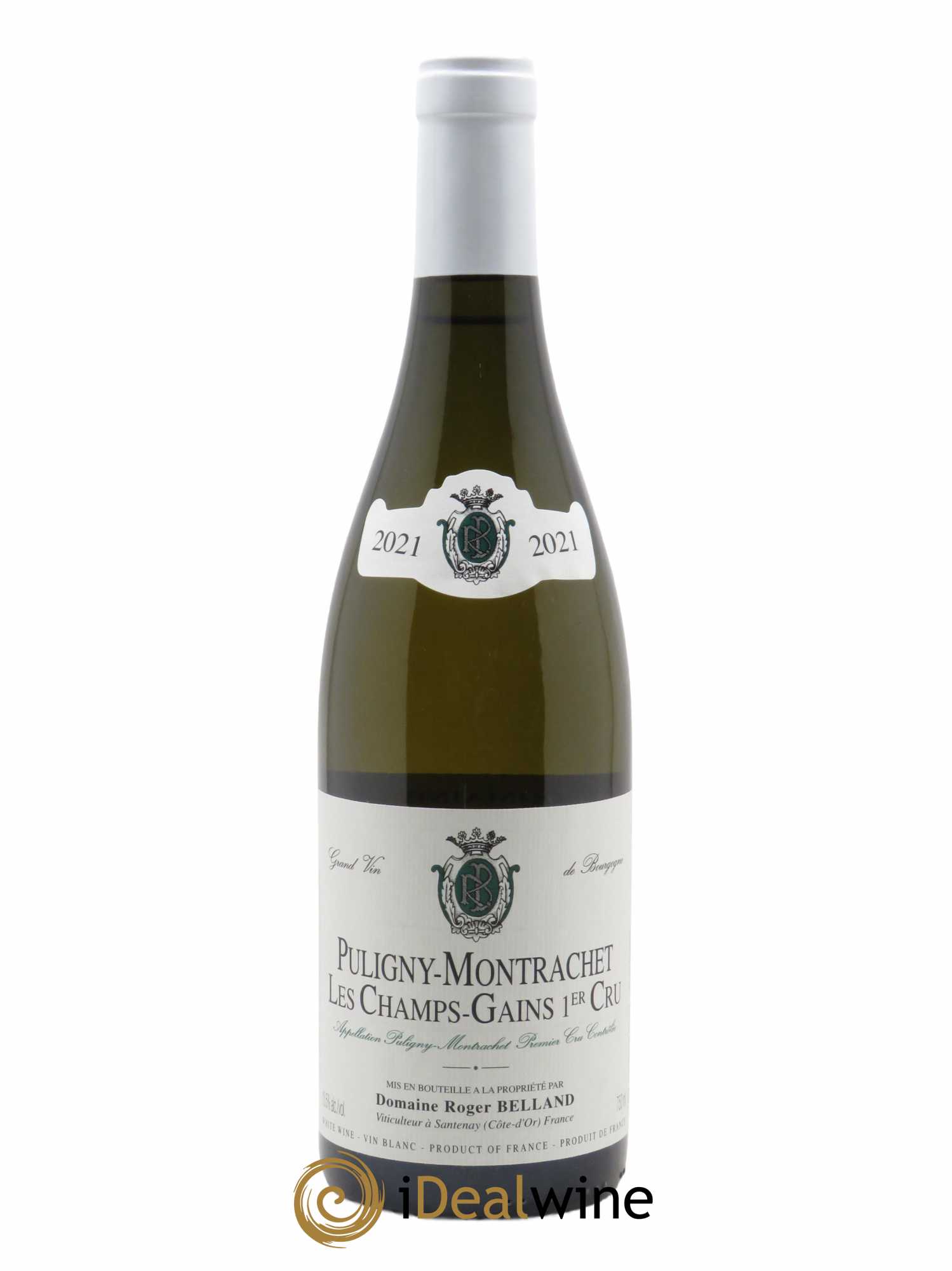 Puligny-Montrachet 1er Cru Les Champs-Gains Roger Belland (Domaine)  2021 - Lot de 1 Bouteille