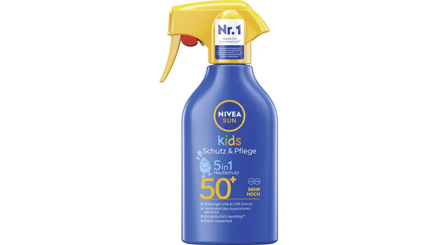 NIVEA SUN Kids Schutz & Pflege 5in1 Hautschutz LF50+ 250 ml