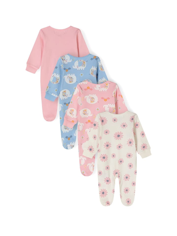 Minoti 4er. Set: Strampler 24babypack5 in hellpink günstig kaufen