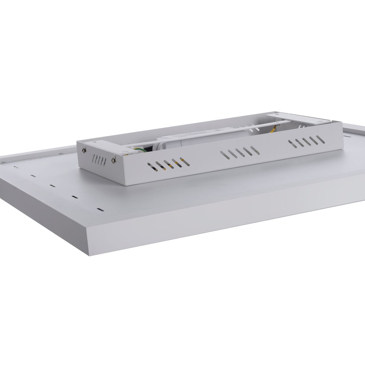 JUST LIGHT JUST LIGHT.  LED Deckenpanel mit IR-Heizung BEROA, 1xLED-Board/35W/2700-5000K, Weiss