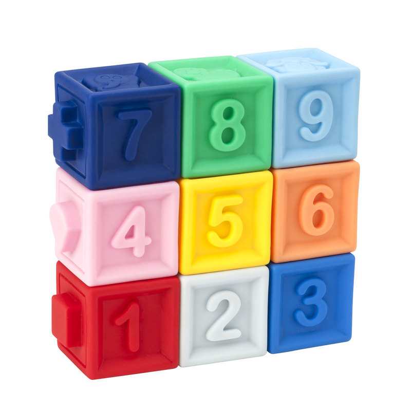 9 cubes souples Oxybul