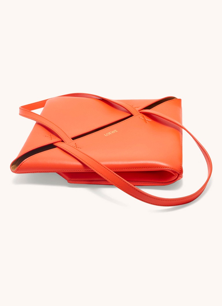 LOEWE Puzzle Fold medium shopper laget av kalveskinn