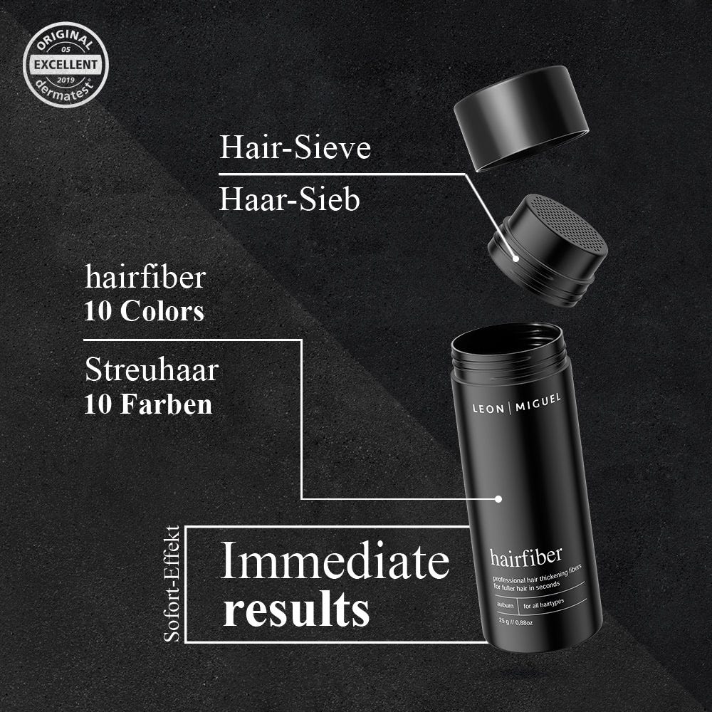 Leon Miguel Hair Fiber schwarz 25 g