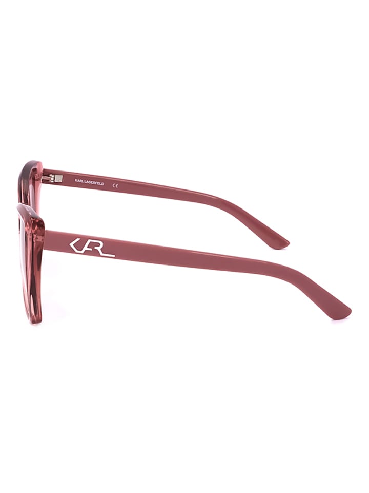 Karl Lagerfeld Damen-Sonnenbrille in Pink günstig kaufen 55