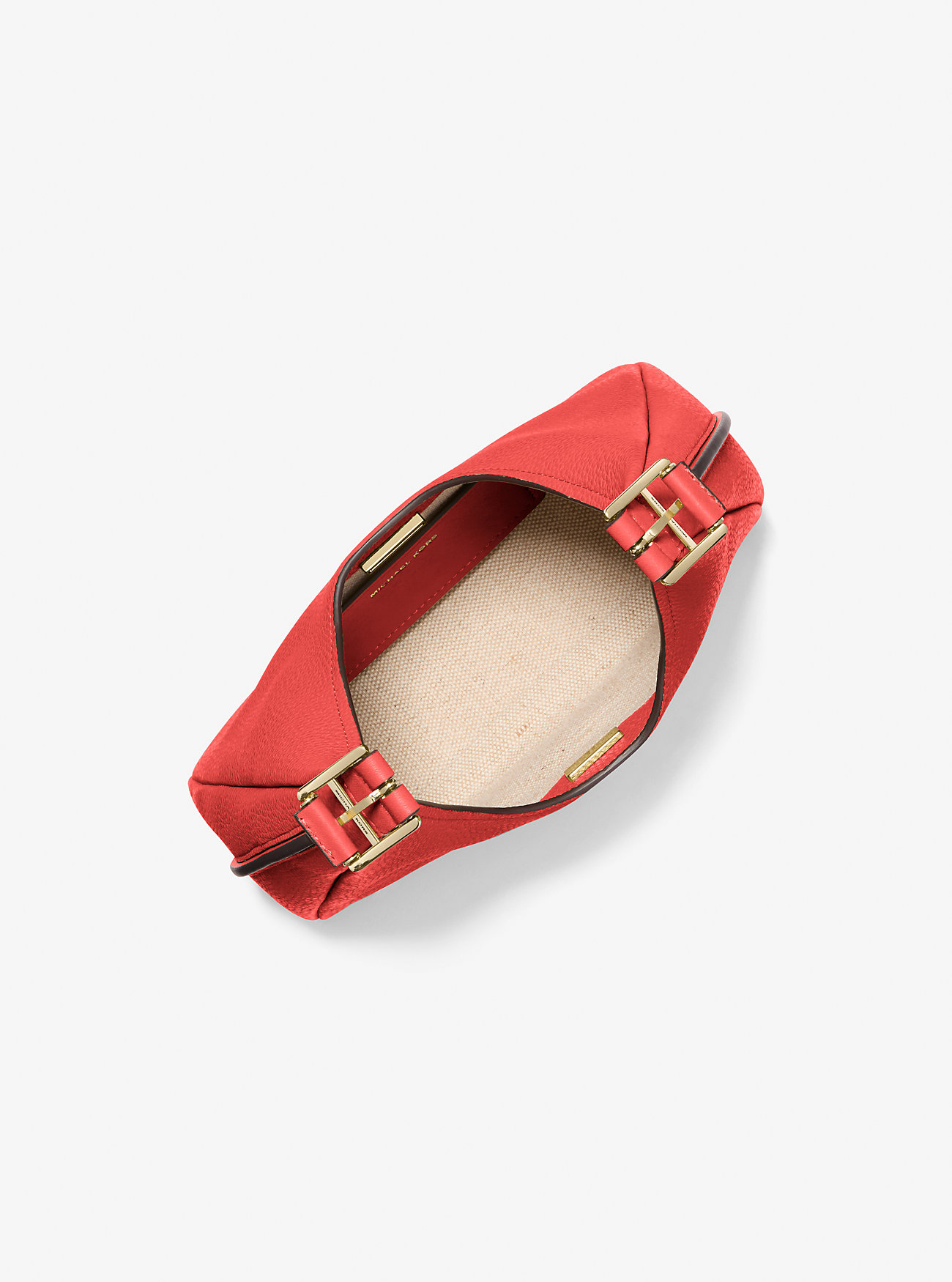 Nolita Liten Hobo Skulderveske i Rustskinn - BURNT SIENNA