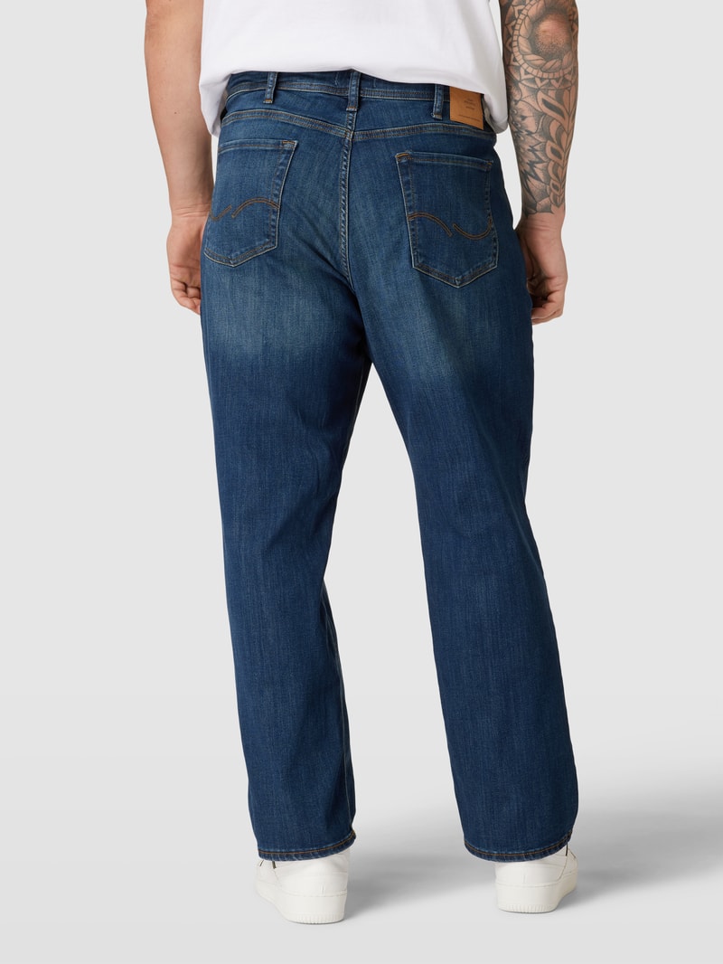 PLUS SIZE Jeans im 5-Pocket-Design Modell 'JJMIKE' in jeans