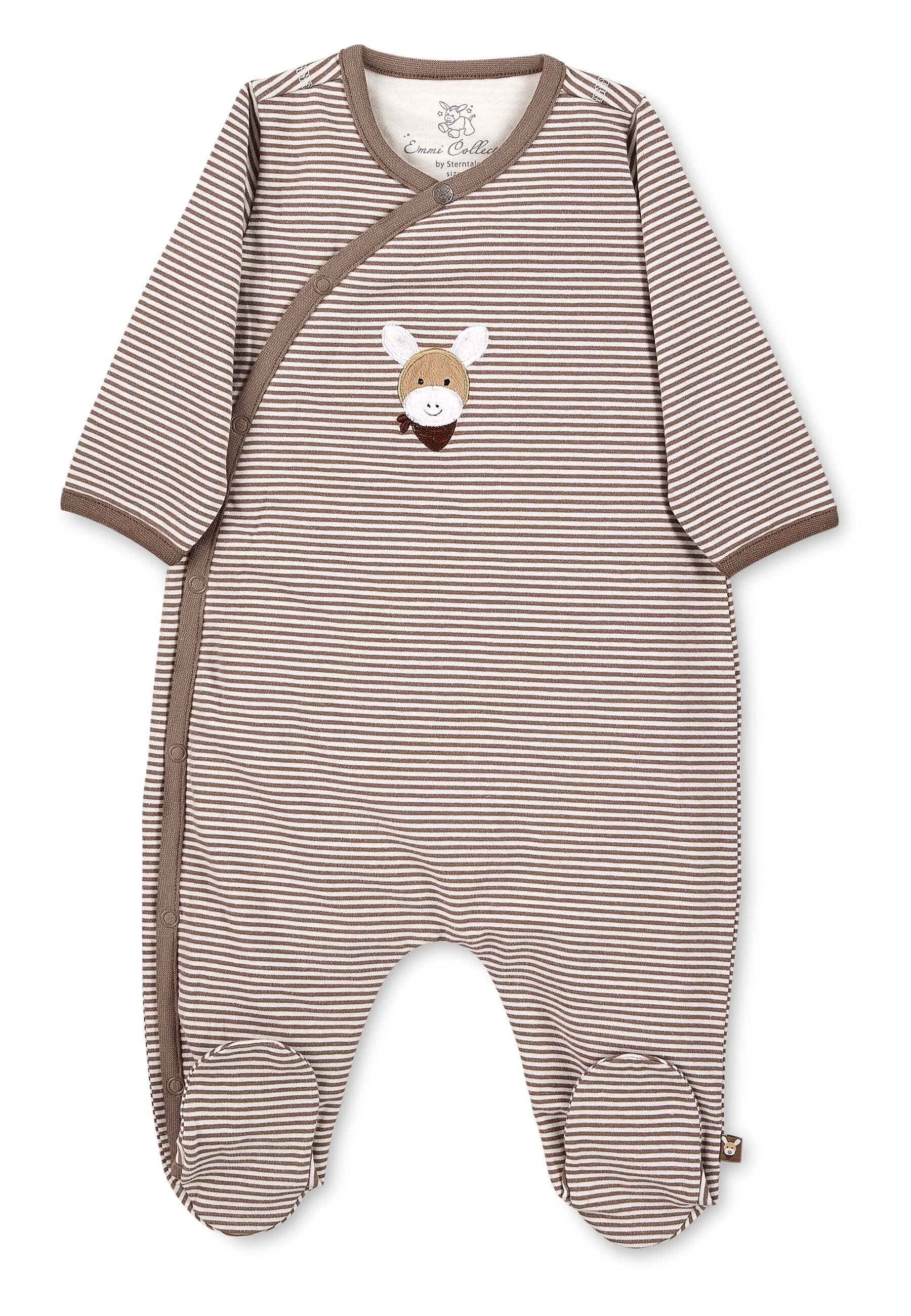 GOTS Strampler-Einteiler Esel Emmi, Single Jersey