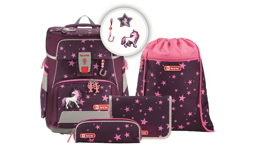 Step by Step Space Schulranzen-Set 5teilig Unicorn