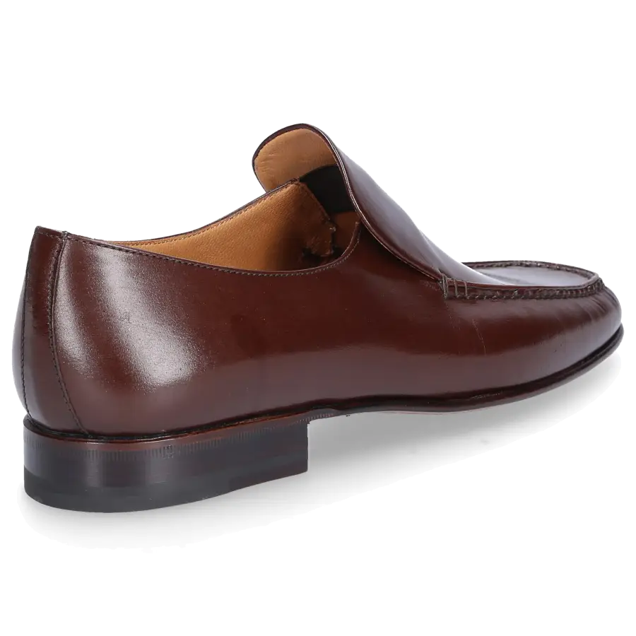 Moreschi - Loafer Känguruleder - braun