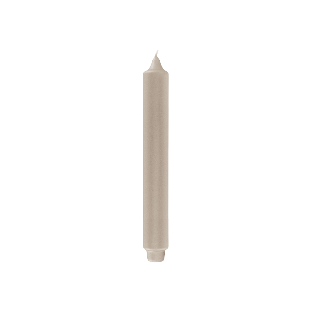 Stabkerze Candle steinfarben