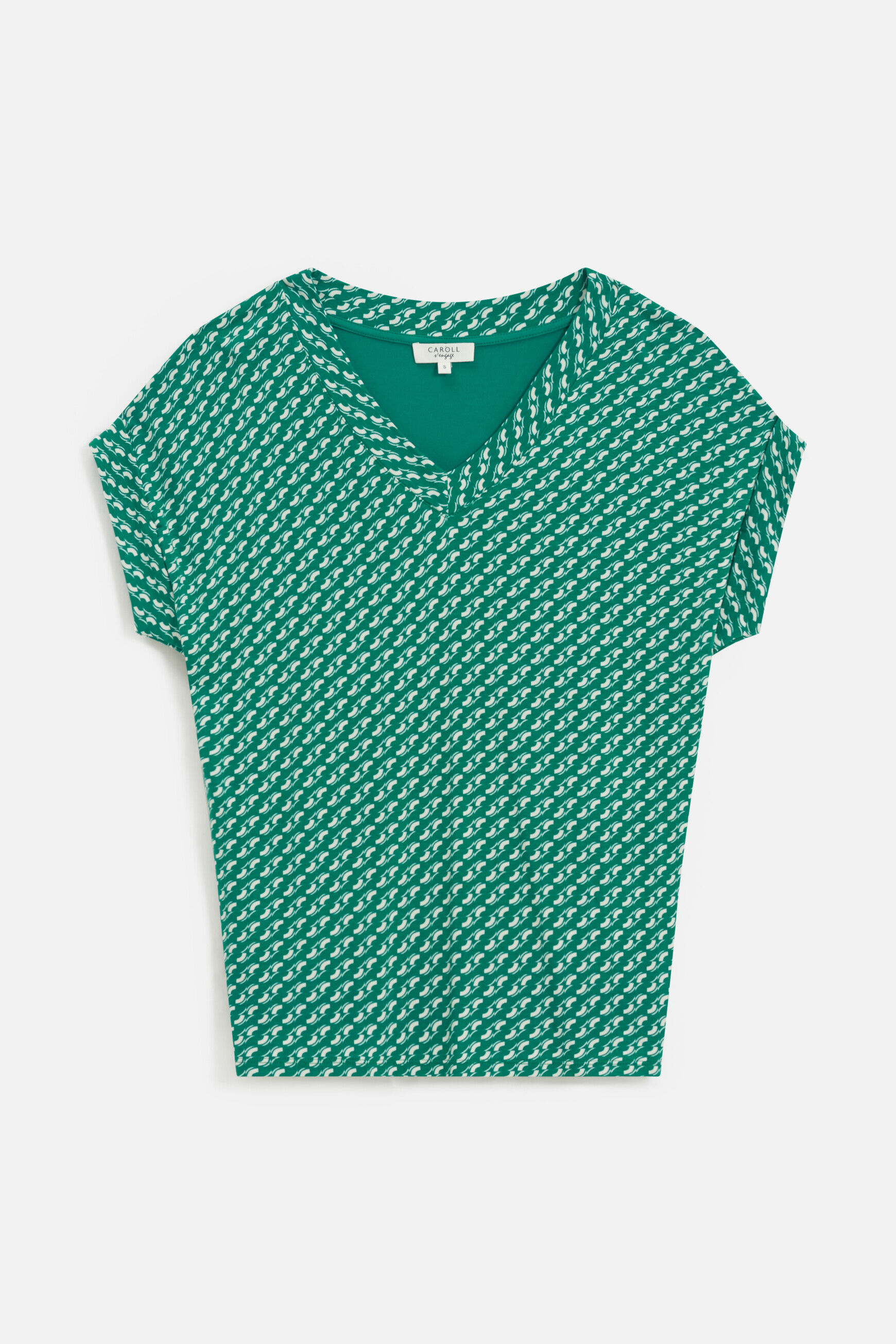 T-shirt tama vert menthe femme