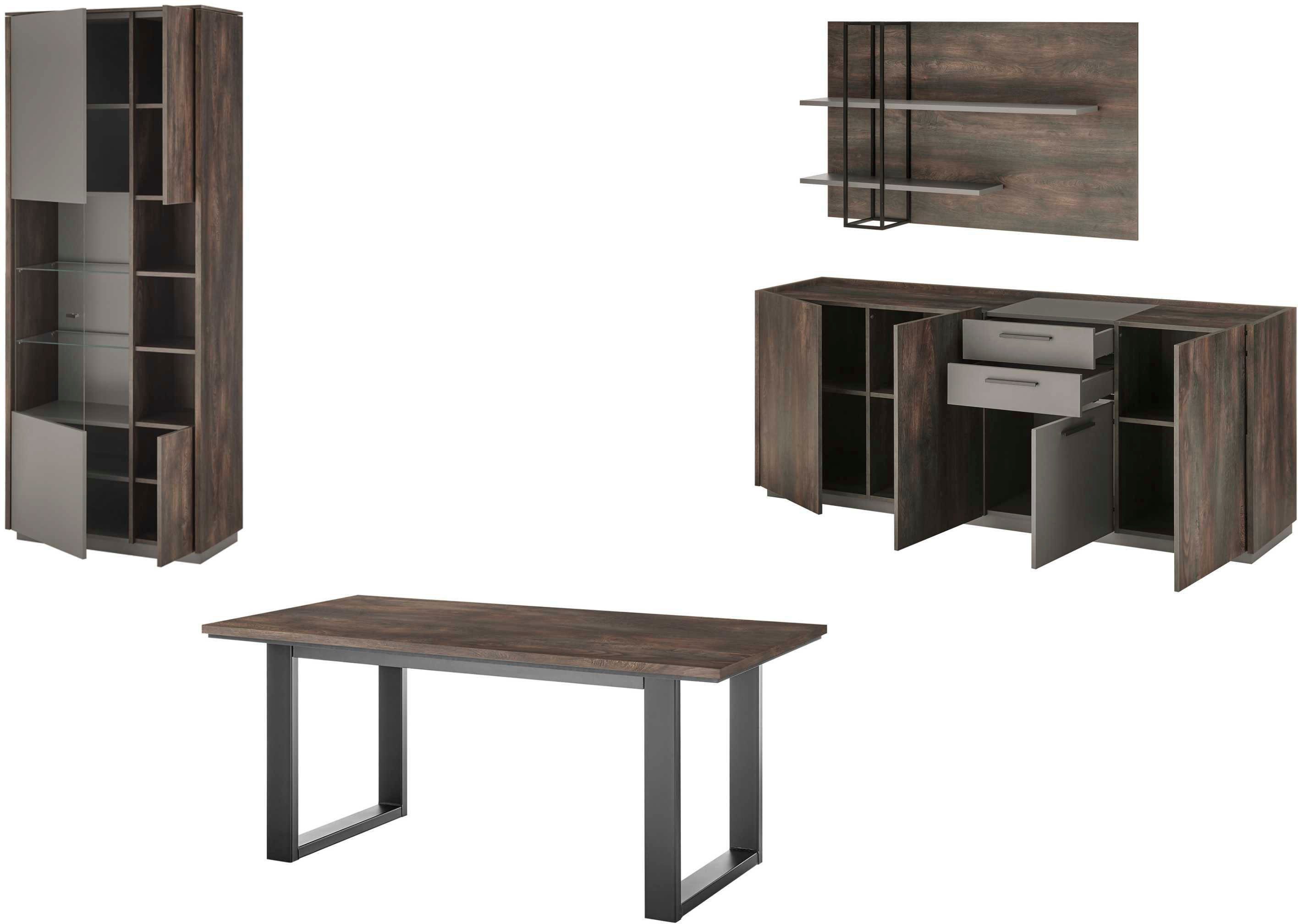 INOSIGN Esszimmer-Set LARGO, (Set, 4-St)
